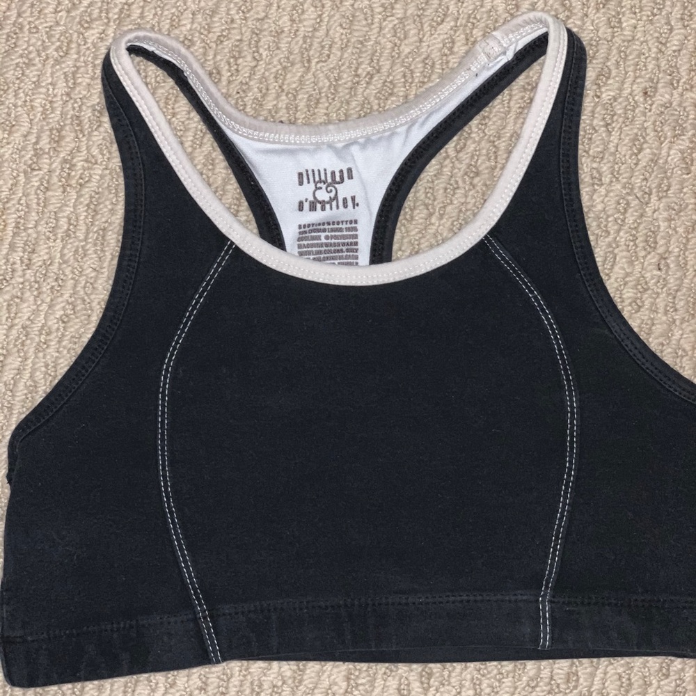 Black Sports Bra